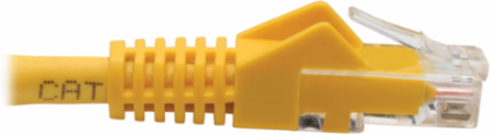 Cat6 Gigabit Ethernet Cable, 1Gbps, Yellow, 35 ft. Snagless Design