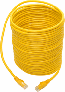 Cat6 Gigabit Ethernet Cable, 1Gbps, Yellow, 35 ft. Snagless Design