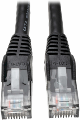 Cat6 Gigabit Ethernet Cable 50 Feet UTP Black, 1 Gbps, Snagless, RoHS-Compliant