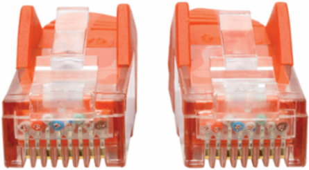 Cat6 Gigabit Snagless UTP Ethernet Cable 50 ft, 1 Gbps, Orange