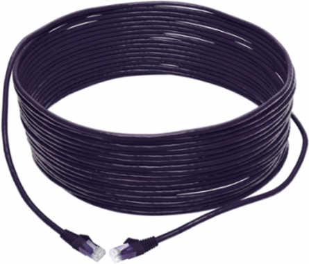 Cat6 Gigabit Snagless Molded UTP Ethernet Cable 50 ft, 1 Gbps, Purple