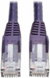 Cat6 Gigabit Snagless Molded UTP Ethernet Cable 50 ft, 1 Gbps, Purple