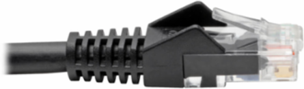 Cat6 Gigabit Ethernet Cable, 6 Inch, UTP, 1 Gbps, Snagless, Black