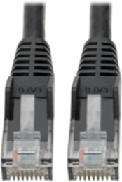 Cat6 Gigabit Ethernet Cable, 6 Inch, UTP, 1 Gbps, Snagless, Black