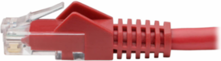 Cat6 Gigabit Snagless Molded Ethernet Cable 6 Inch Red, 1 Gbps, 550 MHz