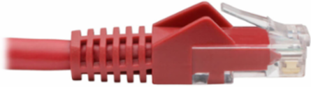 Cat6 Gigabit Snagless Molded Ethernet Cable 6 Inch Red, 1 Gbps, 550 MHz
