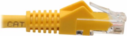 Cat6 Gigabit Snagless Molded Ethernet Cable, 6 Inch, 1 Gbps, UTP, Yellow