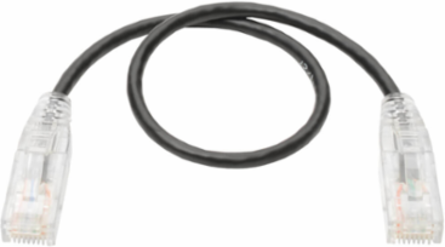Cat6 Snagless Molded UTP Ethernet Cable, 1 ft., 1 Gbps, Black