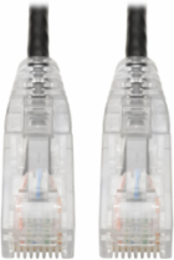 Cat6 Snagless Molded UTP Ethernet Cable, 1 ft., 1 Gbps, Black
