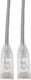 Cat6 UTP Snagless Ethernet Cable, 2 ft., 1 Gbps, Gray