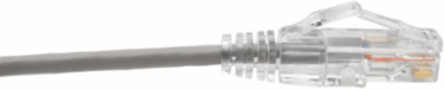 Cat6 Gigabit Slim UTP Ethernet Cable 6 ft. Gray, 1 Gbps, Snagless RJ45