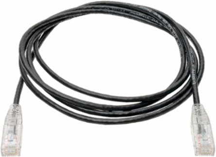 Cat6 Gigabit Snagless UTP Ethernet Cable, 7 Ft, 1Gbps, Black