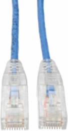 Cat6 Gigabit Snagless Slim Ethernet Cable, 15 ft., UTP, 1 Gbps, Blue