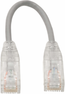 Cat6 Gigabit Slim UTP Ethernet Cable 1 Gbps 6 Inch Gray