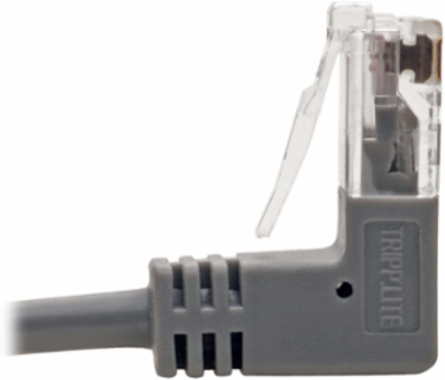 Right Angle Cat6 Snagless Molded Ethernet Cable 2 Ft, UTP, 1 Gbps
