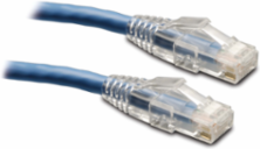 Cat6 100 Ft Solid Conductor Snagless Ethernet Cable, Blue, RJ45 M/M
