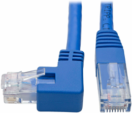 Cat6 Left-Angle Ethernet Cable 1 ft. 1 Gbps UTP Blue