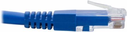 Up-Angle Cat6 UTP Ethernet Cable, RJ45 M to RJ45 M, 1 ft., Blue, 1 Gbps