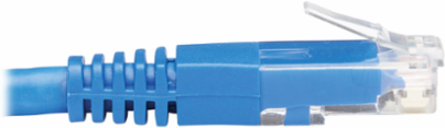 Up-Angle Cat6 Ethernet Cable, 15 ft, RJ45 M/M, 1 Gbps, Blue