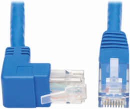 Up-Angle Cat6 Ethernet Cable, 15 ft, RJ45 M/M, 1 Gbps, Blue