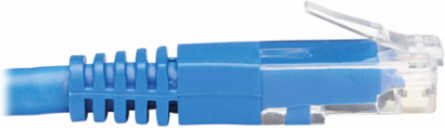 Right-Angle Cat6 Ethernet Cable, 20 ft., 1 Gbps, Blue, UTP