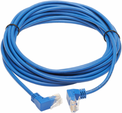 15 ft. Up/Down-Angle Cat6 Gigabit Ethernet Cable, 1 Gbps, Blue, UTP