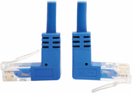 20 ft. Up/Down-Angle Cat6 Gigabit Slim UTP Ethernet Cable, 1 Gbps, Blue