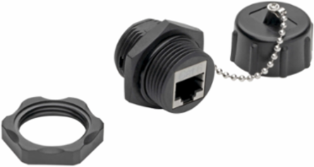 RJ45 Bulkhead Coupler, Cat5/Cat6, Shielded, IP68, Lifetime Warranty
