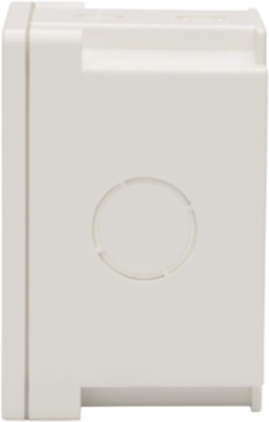 Waterproof Electrical Junction Box, Surface Mount, Single Gang, IP68, White