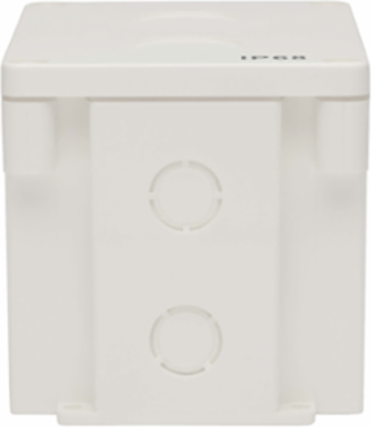 Waterproof Electrical Junction Box, Surface Mount, Single Gang, IP68, White