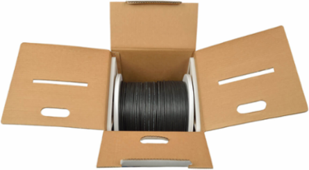 Cat6 Gigabit Bulk PVC Cable 1000 ft, 23 AWG, 1 Gbps, CMR Rated