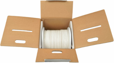 Cat6 Gigabit Bulk UTP Cable 1000 ft, 23 AWG, CMR-Rated, White