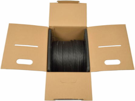 Cat6 Gigabit Plenum-Rated CMP Cable, 1000 ft, 23 AWG, UTP, 1 Gbps