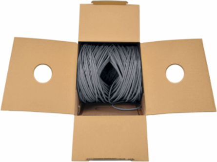 Cat6 Ethernet Cable 1000 ft, CMP-LP 0.5A Plenum, 100W PoE, Solid 23 AWG