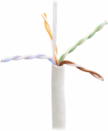 Cat6 Ethernet Cable 1000 ft, Solid 23 AWG, 100W PoE, CMP-LP Plenum