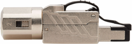 Cat6a RJ45 Plug, Shielded, 100W High-Power PoE, 6.5-8.5mm OD