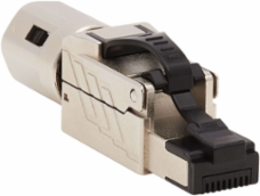 Cat6a RJ45 Plug, Shielded, 100W High-Power PoE, 6.5-8.5mm OD