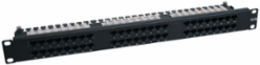 48-Port 1U Rack-Mount High Density Cat6/Cat5 Patch Panel, TAA Compliant