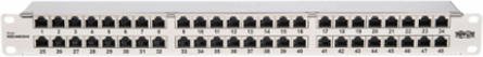 48-Port Shielded Patch Panel, 1U Rack-Mount, TAA Compliant