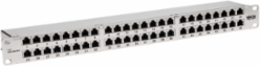 48-Port Shielded Patch Panel, 1U Rack-Mount, TAA Compliant