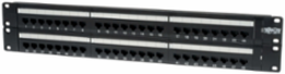 48-Port 2U Rack-Mount Cat6/Cat5 Patch Panel, 568B, RJ45, TAA, UTP