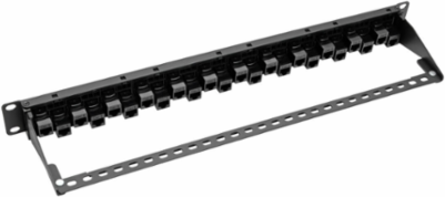 24-Port 1U Rack-Mount Cat5e/6 Patch Panel, TAA Compliant, No Punchdown Required
