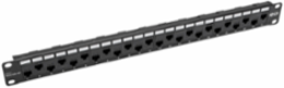 24-Port 1U Rack-Mount Cat5e/6 Patch Panel, TAA Compliant, No Punchdown Required