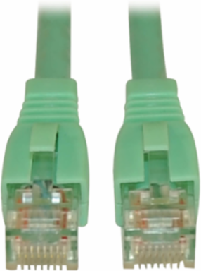 Cat6a 10Gbps Snagless Ethernet Cable 3 Foot, Aqua, UTP