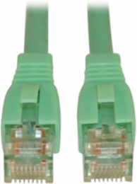 Cat6a 10Gbps Snagless Ethernet Cable 3 Foot, Aqua, UTP
