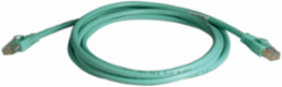 Cat6a Snagless Ethernet Cable 10Gbps, Aqua, 7 ft.