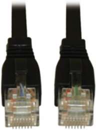 7 Ft Cat6a Snagless 10Gbps Ethernet Cable, UTP, Black