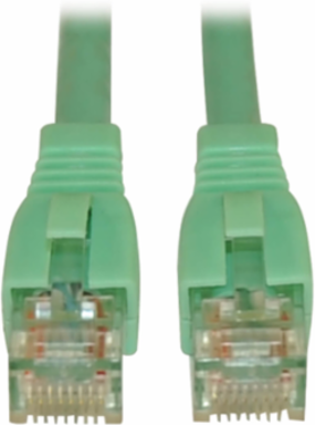 Cat6a 10 ft. Snagless Ethernet Cable, 10Gbps, Aqua, UTP