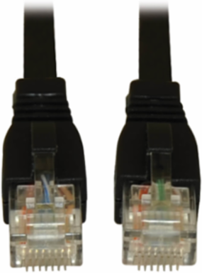 Cat6a Snagless Ethernet Cable 10 ft, 10Gbps, UTP, Black