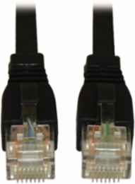 14 ft Cat6a Snagless Ethernet Cable, 10Gbps, RJ45 Male, Black